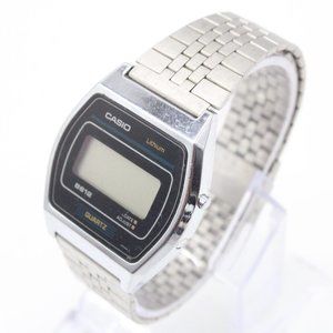 Casio Lithium b612 Digital Watch Mens Silver Tone Stainless Steel Retro 1988